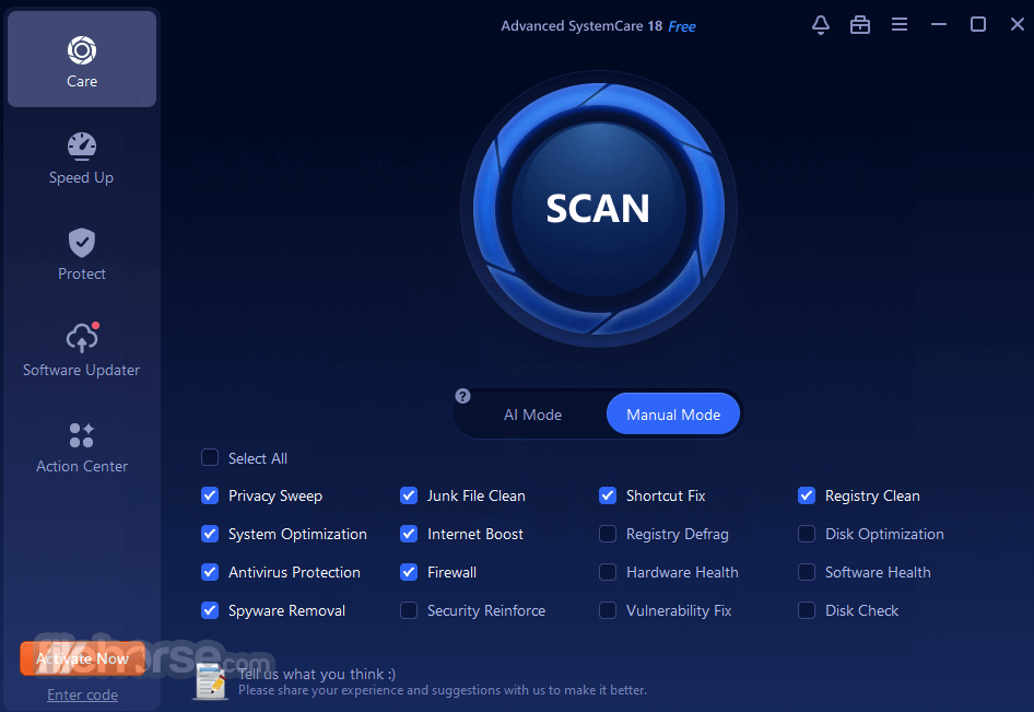 Advanced SystemCare Free Screenshot 1