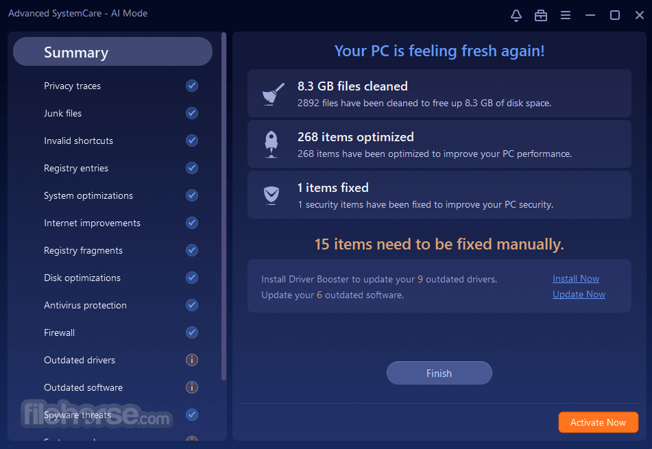 Advanced SystemCare Pro Screenshot 3